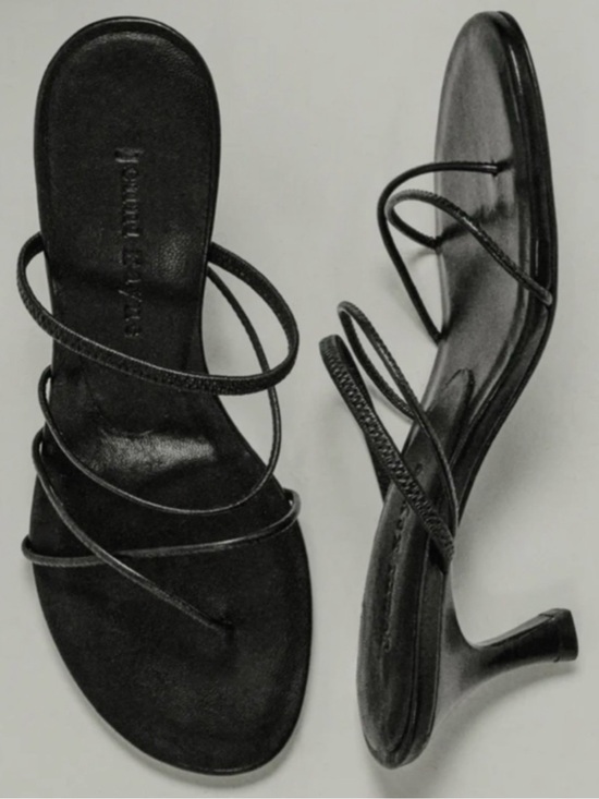 Jenni Kayne Shoes - NWOB Jenni Kayne Eve Heeled Sandals Black Leather EU 39 $425